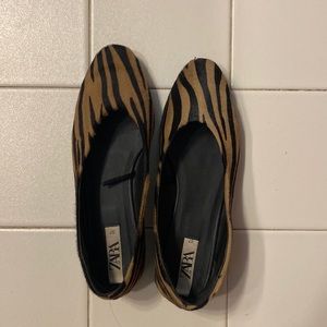 Zara printed shoes. Lightly worn